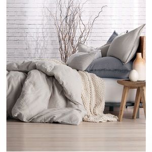 DKNY Pure Stripe duvet cover and shams